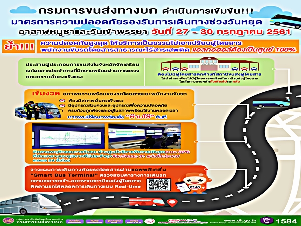 มาตรการความปลอดภัยรองรับการเดินทางช่วงว
